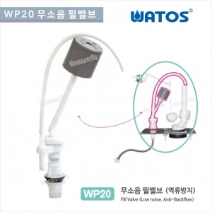와토스코리아<br>WP20 무소음필밸브<br>투피스 일반부속<br>투피스이누스계림<br>양변기부속교체